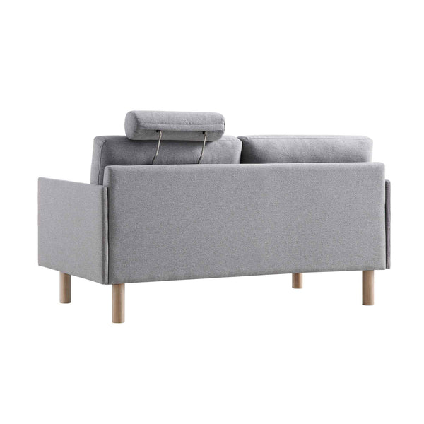 Timber Grey Marl Fabric Sofa, 2-Seater