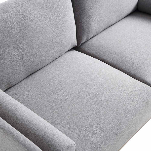 Timber Grey Marl Fabric Sofa, 2-Seater