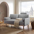 Timber Grey Marl Fabric Sofa, 2 - Seater - daals