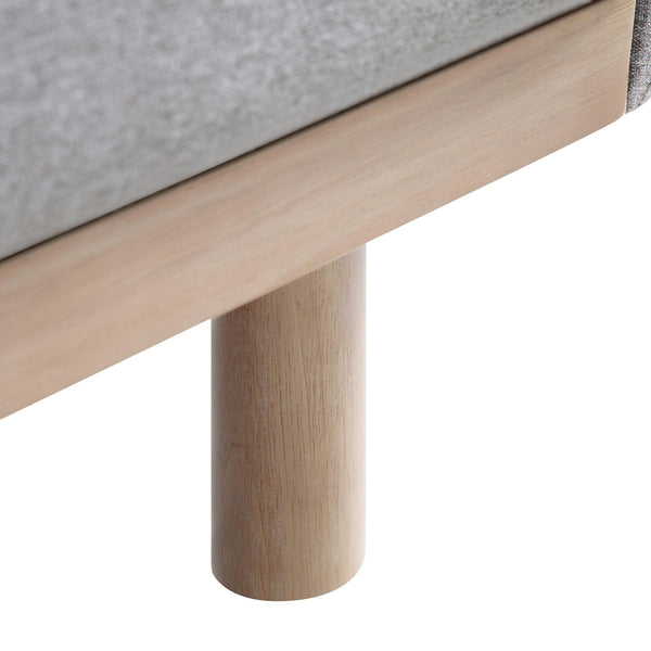 Timber Grey Marl Fabric Sofa, 3-Seater