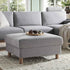 Timber Grey Marl Fabric Storage Ottoman - daals