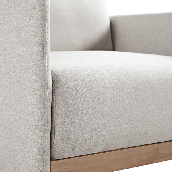 Timber Oatmeal Fabric Armchair
