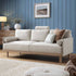 Timber Oatmeal Fabric Sofa, 3 - Seater - daals