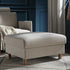 Timber Oatmeal Fabric Storage Ottoman - daals