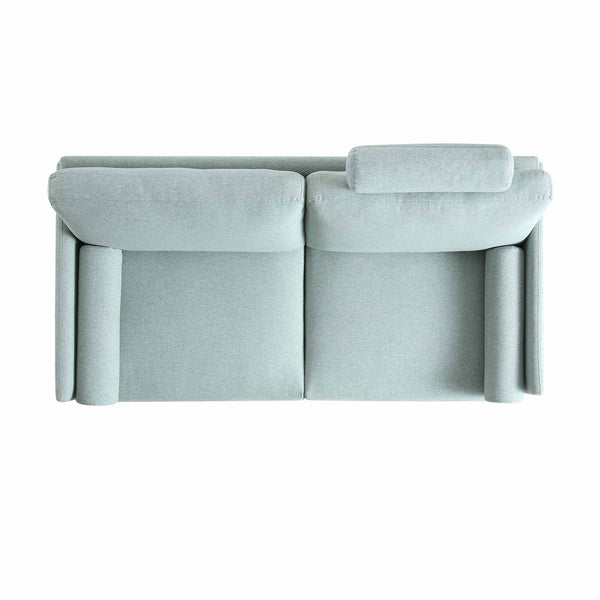 Timber Sage Green Fabric Sofa, 2-Seater