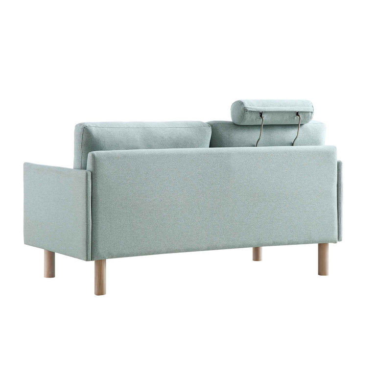 Timber Sage Green Fabric Sofa, 2Seater daals