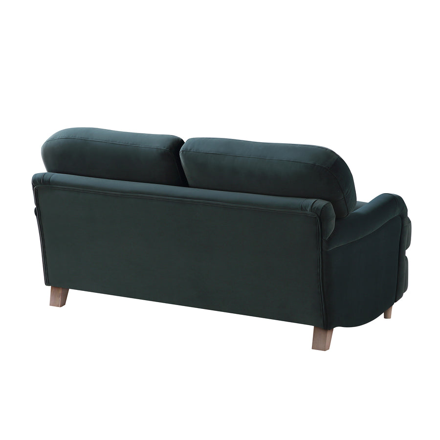 Daphnis Aegean Blue Velvet Sofa, 2 - Seater - daals