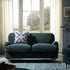 Daphnis Aegean Blue Velvet Sofa, 2 - Seater - daals