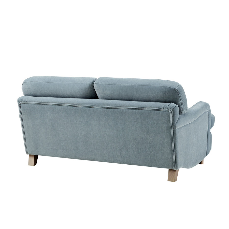 Daphnis Soft Blue Chenille Sofa, 2-Seater