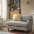 Daphnis Blue Striped Linen Blend Sofa, Loveseat - daals