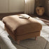 Daphnis Camel Velvet Sofa, Footstool - daals