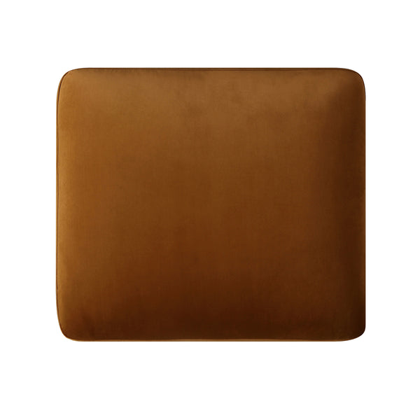 Daphnis Cinnamon Velvet Sofa, Footstool