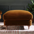 Daphnis Cinnamon Velvet Sofa, Footstool - daals