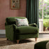 Daphnis Fern Green Velvet Sofa, 1 - Seater - daals