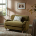 Daphnis Fudge Velvet Sofa, Loveseat - daals