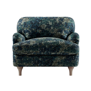Daphnis Julien Linen Blend Patterned Sofa, 1-Seater