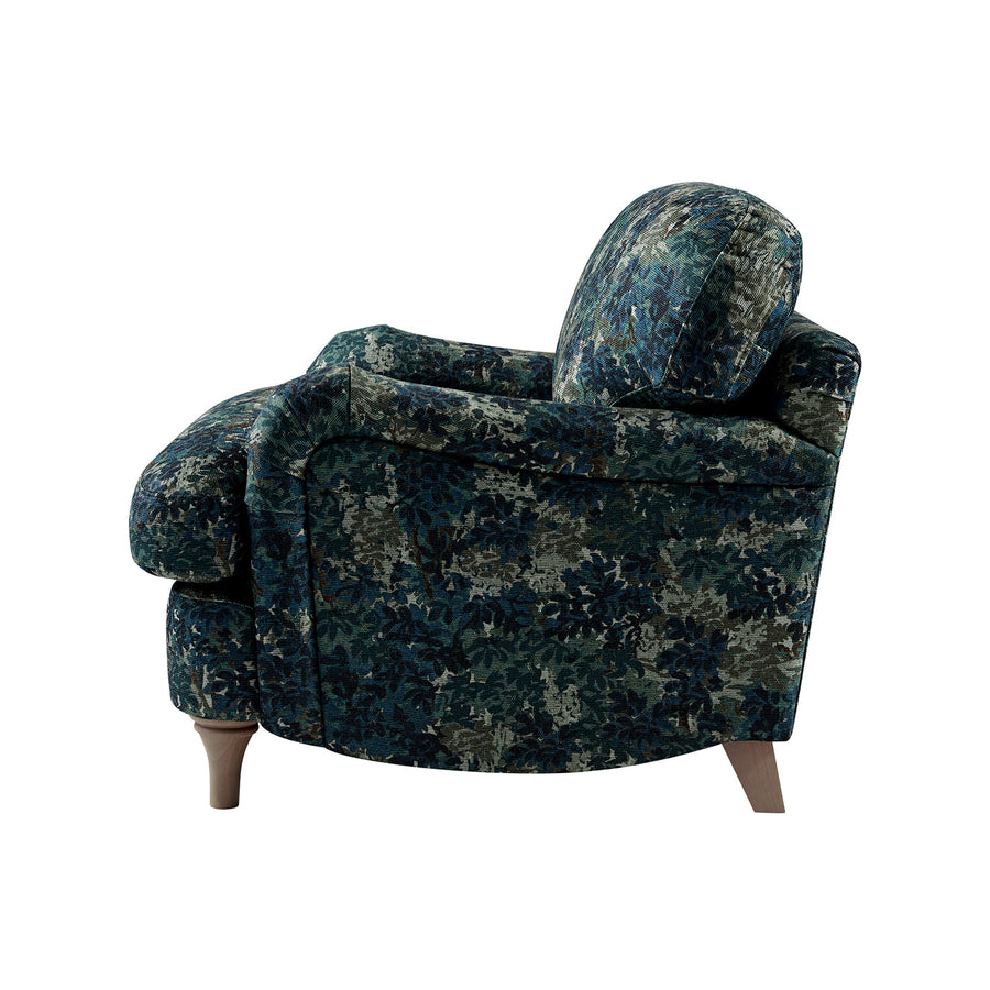 Daphnis Julien Linen Blend Patterned Sofa, 1-Seater