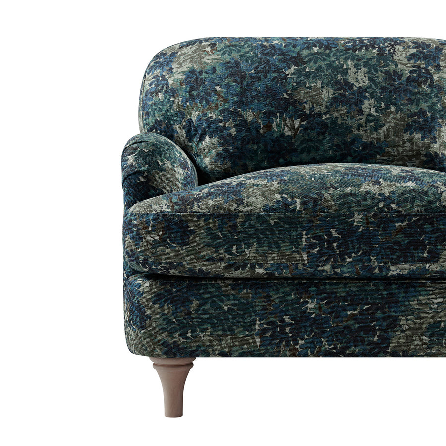 Daphnis Julien Linen Blend Patterned Sofa, 1-Seater