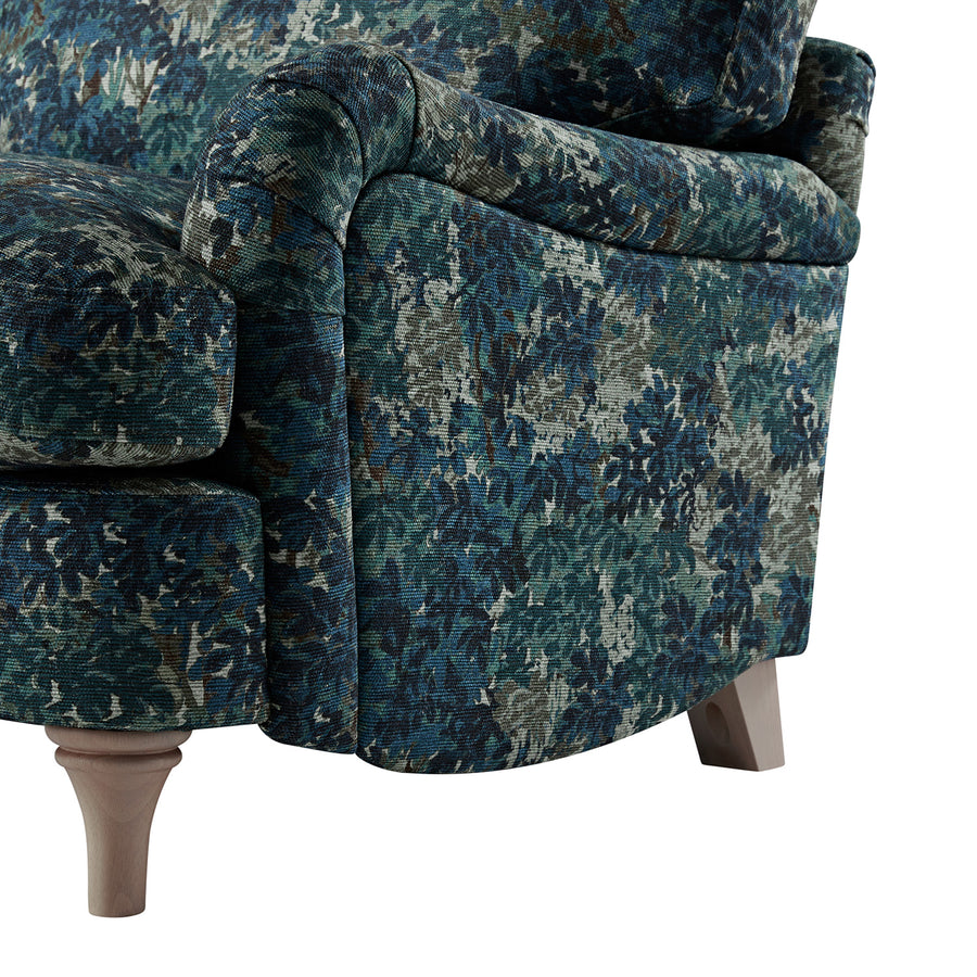 Daphnis Julien Linen Blend Patterned Sofa, 1-Seater