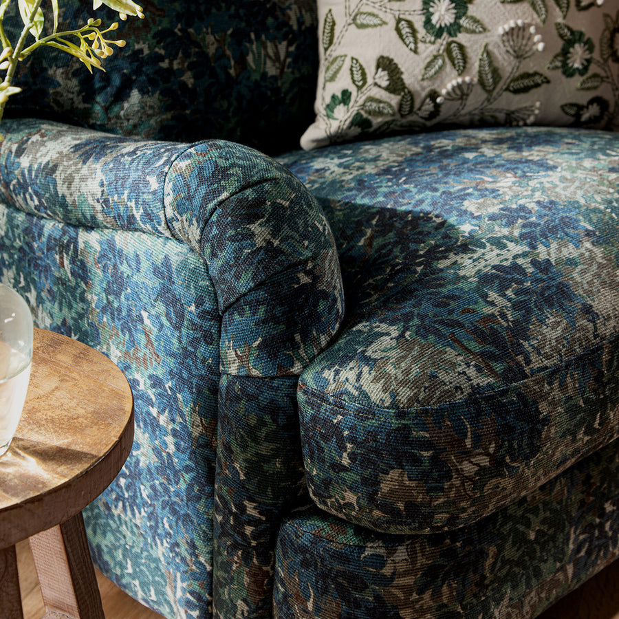 Daphnis Julien Linen Blend Patterned Sofa, 1-Seater