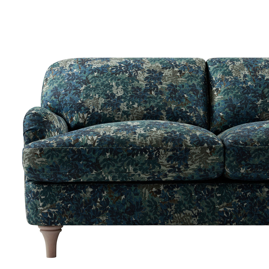 Daphnis Julien Patterned Linen Blend Sofa, 2-Seater