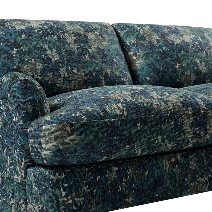 Daphnis Julien Patterned Linen Blend Sofa, 2-Seater