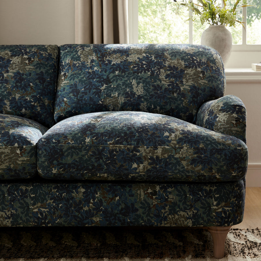 Daphnis Julien Patterned Linen Blend Sofa, 2-Seater