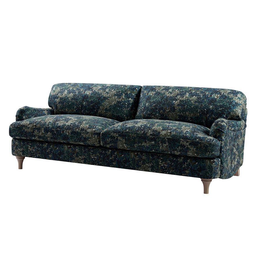 Daphnis Julien Patterned Linen Blend Sofa, 3-Seater