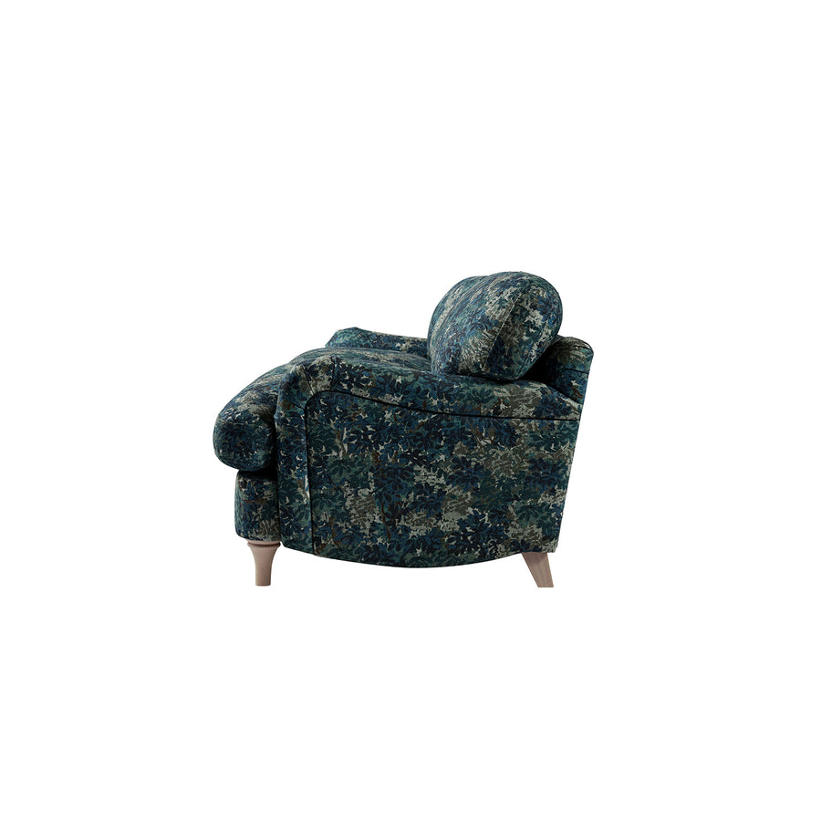 Daphnis Julien Patterned Linen Blend Sofa, 3-Seater