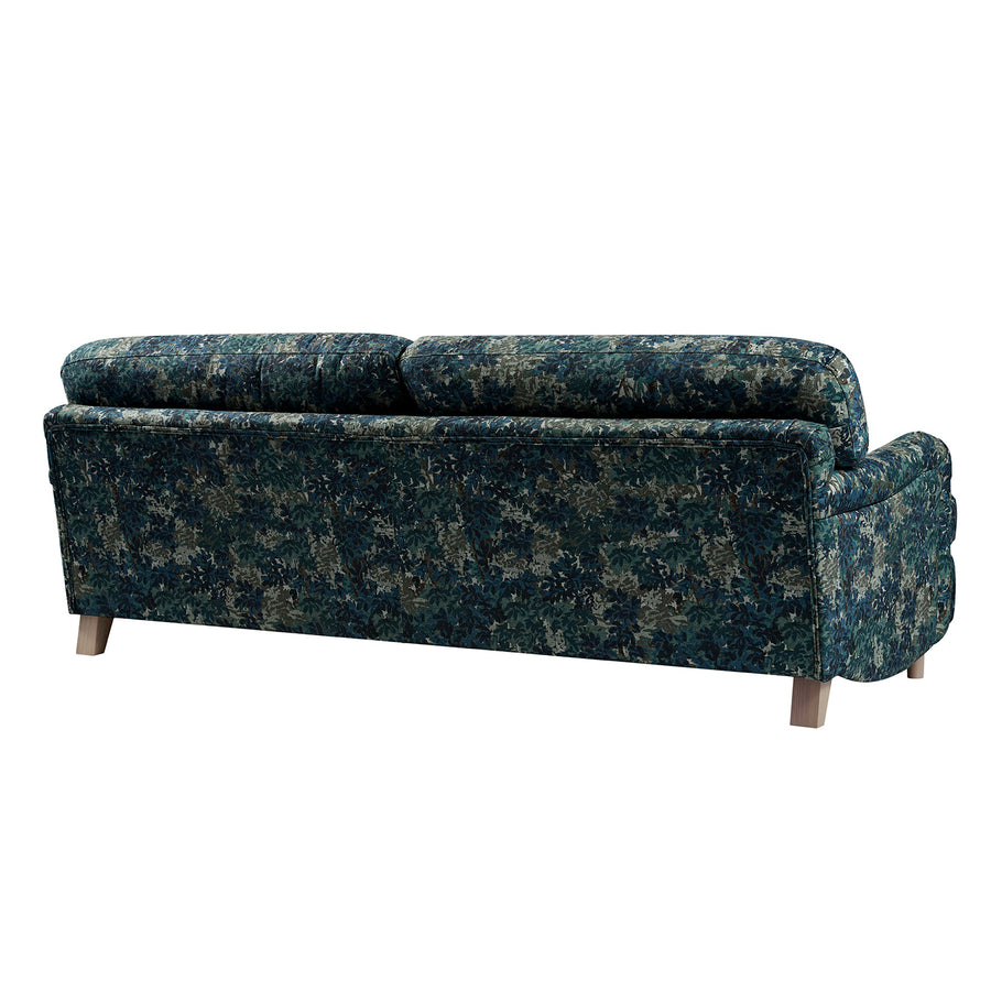 Daphnis Julien Patterned Linen Blend Sofa, 3-Seater
