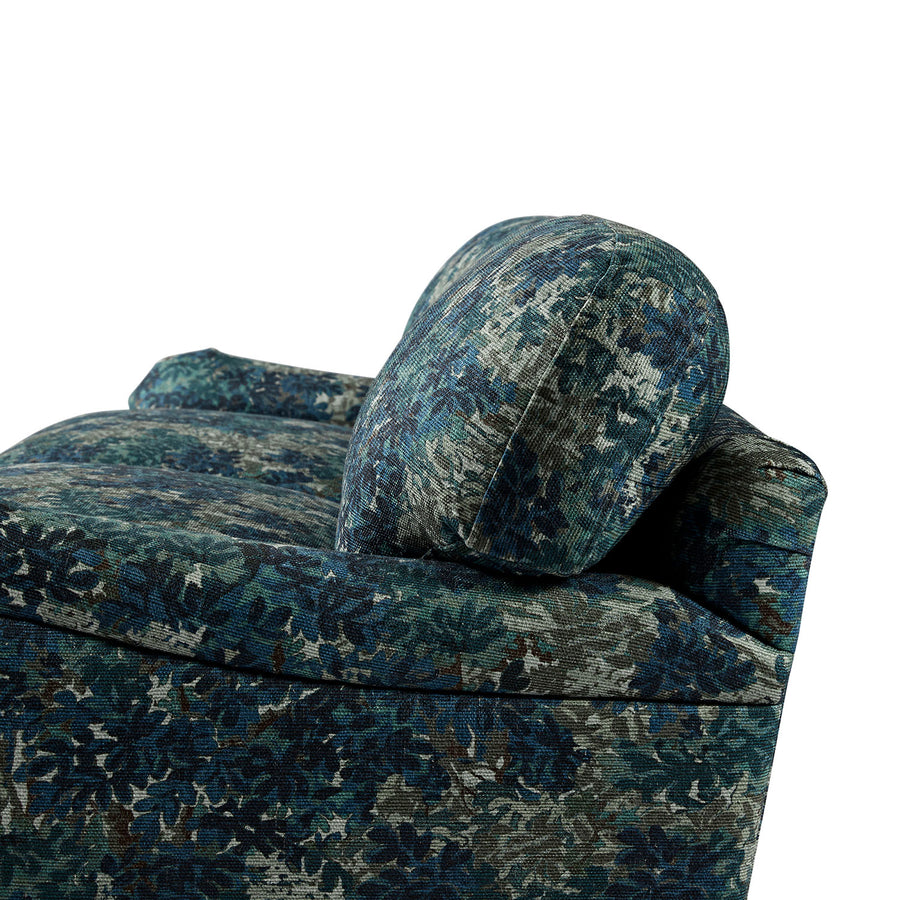 Daphnis Julien Patterned Linen Blend Sofa, 3-Seater