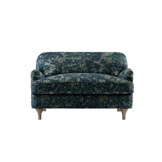 Daphnis Julien Patterned Linen Blend Sofa, Loveseat