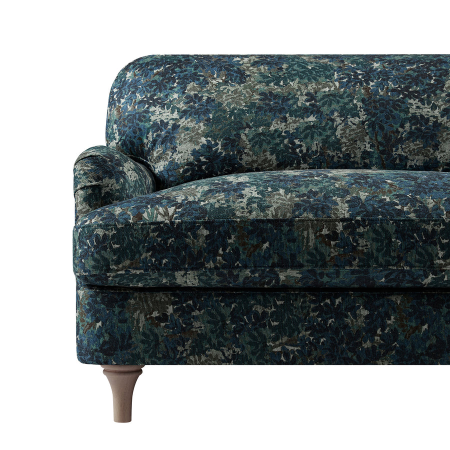 Daphnis Julien Patterned Linen Blend Sofa, Loveseat
