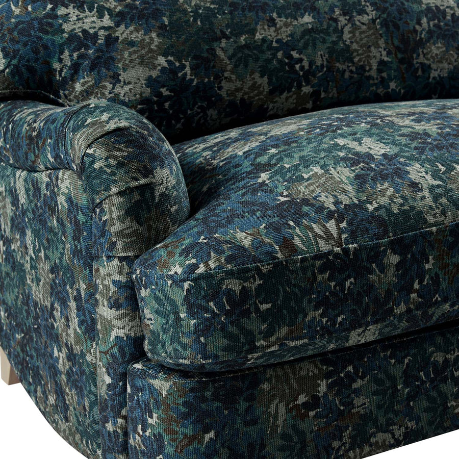 Daphnis Julien Patterned Linen Blend Sofa, Loveseat