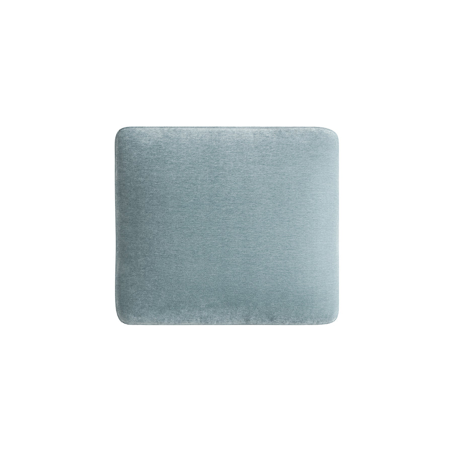 Daphnis Soft Blue Chenille Sofa, Footstool