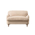 Daphnis Ochre Striped Linen Blend Sofa, Loveseat