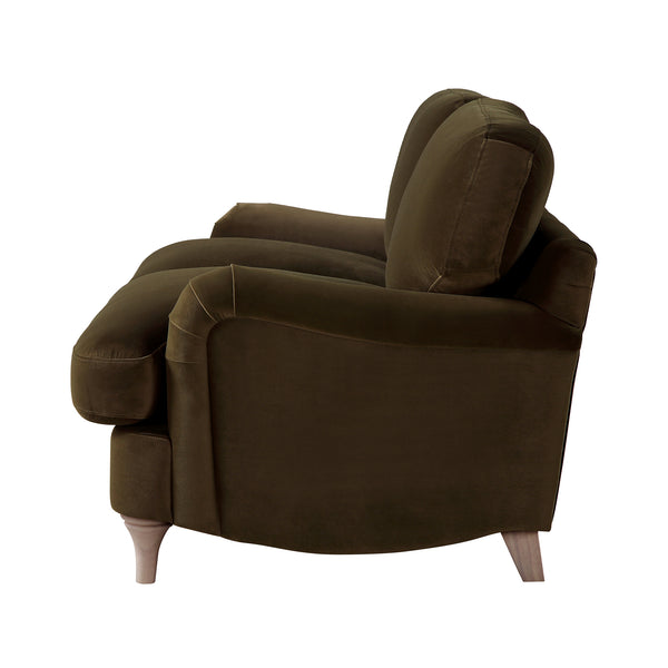 Daphnis Seaweed Velvet Sofa, 2-Seater