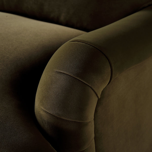 Daphnis Seaweed Velvet Sofa, 2-Seater