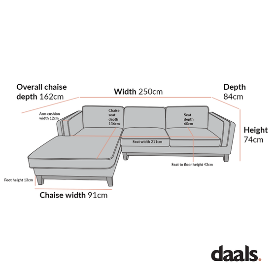 Dipley Sage Woven Fabric Sofa, Grande Chaise Sofa Left Hand Facing