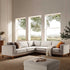 Dipley Champagne Velvet Grande Corner Sofa - daals
