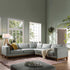 Dipley Sage Woven Fabric Grande Corner Sofa - daals
