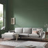 Obriel Grey Marl Fabric Sofa, Grande Chaise Sofa Left Hand Facing - daals
