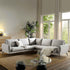 Obriel Grey Marl Fabric Grande Corner Sofa - daals