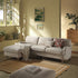 Daphnis Oatmeal Fabric Sofa, Grande Chaise Sofa Left Hand Facing - daals