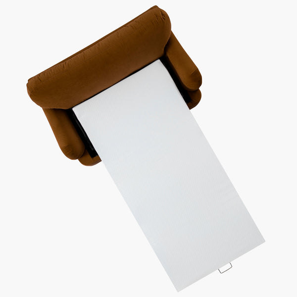 Daphnis Cinnamon Velvet Sofa Bed, Loveseat