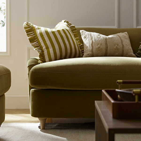 Daphnis Fudge Velvet Sofa Bed, Loveseat