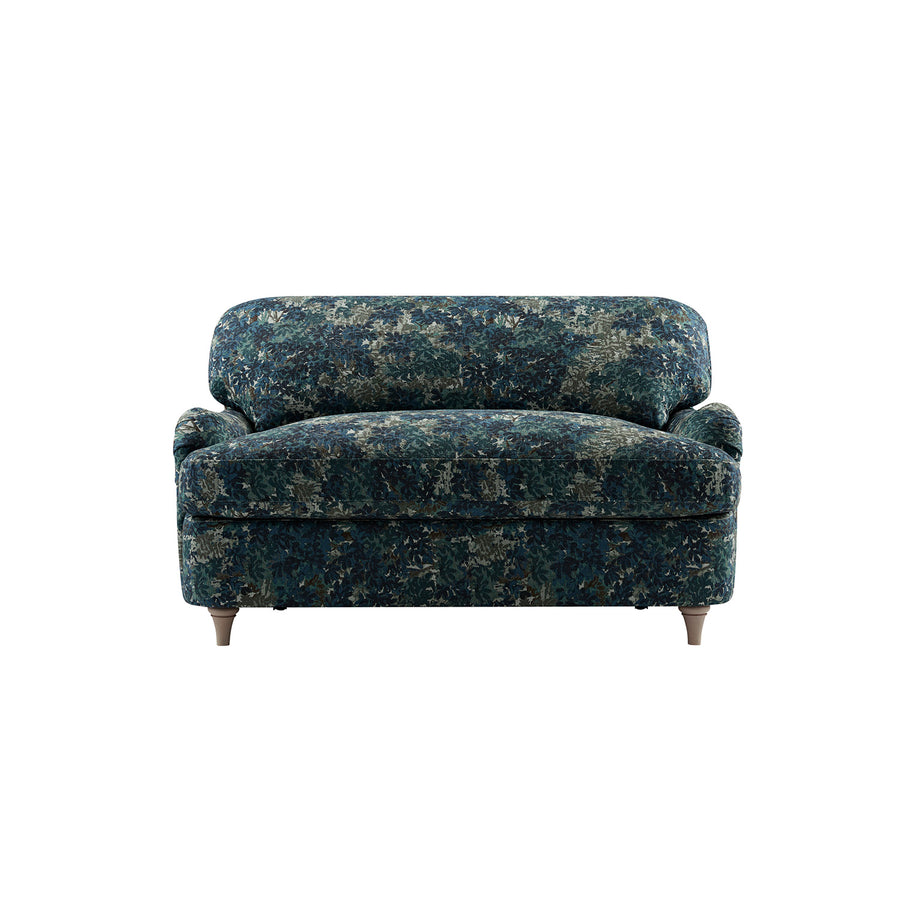 Daphnis Julien Patterned Linen Blend Fabric Sofa Bed, Loveseat