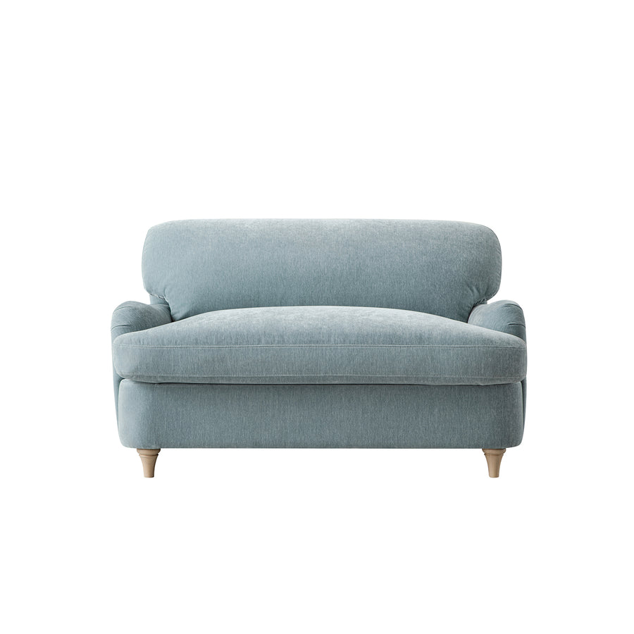 Daphnis Soft Blue Chenille Sofa Bed, Loveseat - daals_cro30