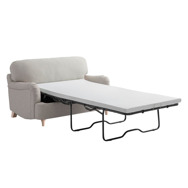 Daphnis Oatmeal Fabric Sofa Bed, Loveseat