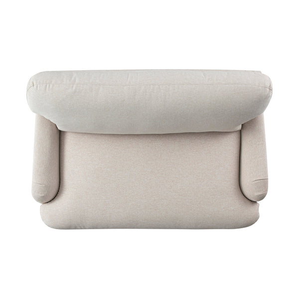 Daphnis Oatmeal Fabric Sofa Bed, Loveseat